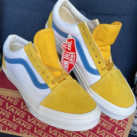 Vans Old Skool Sport Pop Yellow White WMNS - Picture 7 of 16